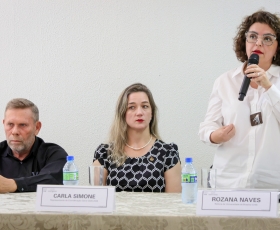 Posse da nova diretoria do SINTFUB. 02/01/2026 Foto: Beto Monteiro/Ascom GRE UnB